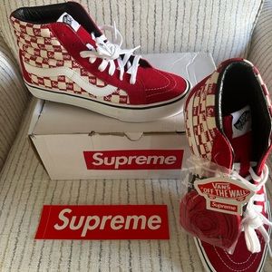 Vans/Supreme sk8 high pro size 8.5 M